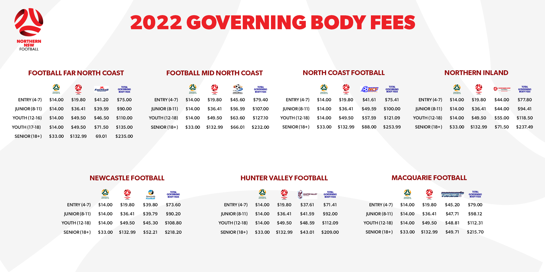 Governing Body Fees Infographic
